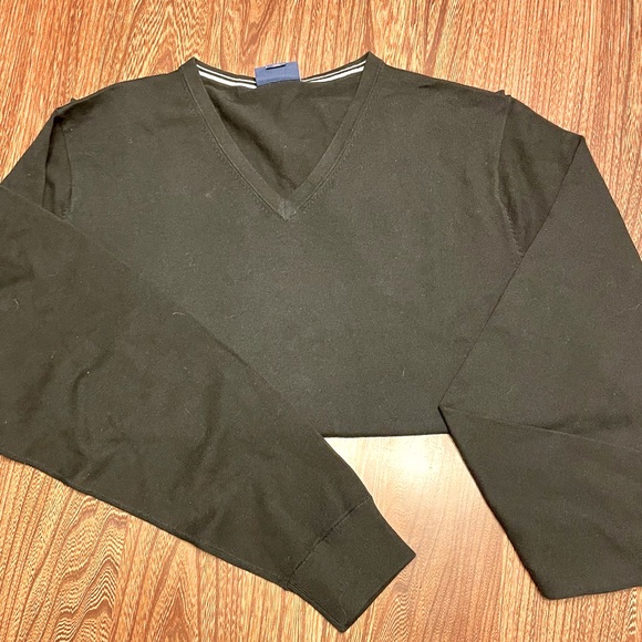 NWT Cutter & Buck Men's Machine Washable Lakemont V-Neck Sweater XXL Black